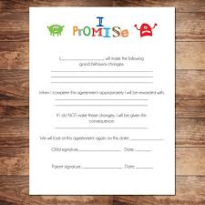 Printable Relationship Contract Printable Boys Contract