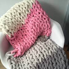 Meet Our New Yarn Super Chunky Chenille Super Soft Fluffy Washable Kids And Pets Frie Chunky Crochet Blanket Pattern Yarn Blanket Crochet Blanket Patterns