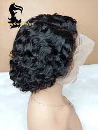 Short natural pixie hairstyle on the side brown straight human hairs capless women wigs 6 inches. Short Wet And Wavy Lace Front Wig 8inch Bob Wig Cheap Pixie Cut Wigs Gloryhairwigs