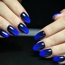 Black And Blue Ombre Nails Pin By Jordie Sponseller On Nails Blue Ombre Nails Ombre Nail Designs Ombre Nail Art Designs