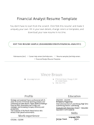 To obtain a position as a financial analyst at one of the country's most outstanding business corporations to use my financial analysis and project management skills in a challenging yet. Resume Examples By Real People Financial Analyst Resume Template Kickresume Business Technology Engineering