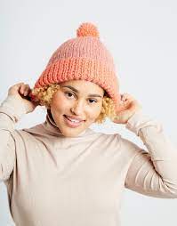 Maggie Hat Wool And The Gang Hat Knitting Patterns Knitted Hats Advanced Knitting