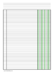 Usually, a company will apply the ledger and balance sheet received. Printable Columnar Paper With Two Columns On A4 Sized Paper In Portrait Orientation