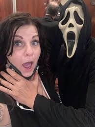 Tulsa Horror Con Nightfall Haunted Territory with Danny Hassel rockin out w  Dan Jordan bust by Lonnie McCollum & Jessica McCollum with files by Mauro  Misiewicz & Eric Misiewicz