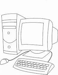 Coloring funny pictures of food and drink, such as hot dog, hamburger, pizza, sandwich, donuts, cake, coke, and milk. Computers Coloring Pages