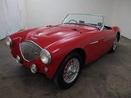1953 Austin Healey 100 4 2 Seater Convertible Sports Car Ultra Rare Right Hand Drive This Car Comes In Red W Classic Cars Beverly Hills Cars Car Dealership