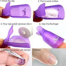 To use your nail clippers, lift up the lever and rotate it back over the bottom half. Gel Nail Polish Remover Clips 10 Pcs Online Best Deals Gel Nail Polish Remover Nail Polish Remover Nail Polish