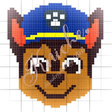 Vous êtes à la recherche des meilleures inspirations pixel art pat patrouille? Chase Graphgan Paw Patrol Crochet Knit C2c Crossstitch Puppy Dog Graph Crochet Knitting Charts Chase Paw Patrol