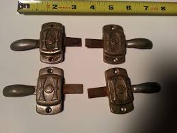 There are 231 hoosier cabinet hardware. 4 Hoosier Cabinet Door Latches H Pressed Original Hardware Salvaged Parts Antique Price Guide Details Page
