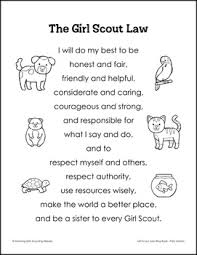 What color uniform does a junior girl scout wear? Girl Scout Law Ring Book Pets Version Girl Scout Daisies Brownies