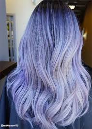 This pretty light purple hair color will brighten up your look for spring or summer, whether you're out enjoying the sun or spending time indoors. 50 Lovely Purple Lavender Hair Colors In Balayage And Ombre