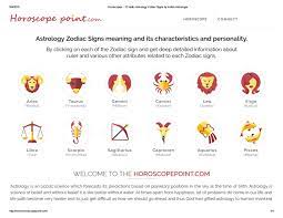 Www Horoscopepoint Com 12 Astrology Zodiac Signs Information By Brian Caleb Issuu
