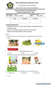 Kumpulan soal uas ukk kelas 3 sd semester 2 dan kunci jawaban bimbel brilian. Pat Plbj Worksheet