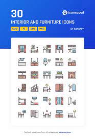 Download Interior And Furniture Icon Pack Available In Svg Png Icon Fonts Icon Pack Icon Interior