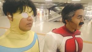 This is a cosplay event in my country. I came with my friends.