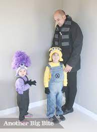 A Halloween Dry Run Minion Costumes Purple Minion Costume Purple Minions