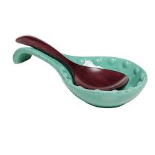Spoonrest wheel thrown terracotta pottery ceramic spoon rest. Decorative Kitchen Stove Counter Top Turquoise Ceramic Spoon Rest Cooking Utensil Holder With Handle Buy Online At Best Price In Uae Amazon Ae