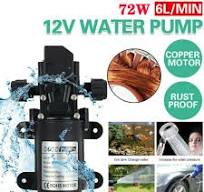 12V High Pressure Water Pump 130PSI Self Priming Diaphragm RV Home Auto  Switch