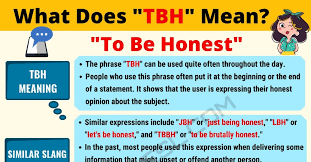 Tbh Meaning What Does Tbh Mean Useful Text Conversations 7esl Text Abbreviations Other Ways To Say Internet Slang Words