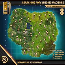 If you're looking for fortnite vending machines, these are the best locations to find and claim them. Fortnite News On Twitter Here S All The Fortnite Battle Royale Vending Machine Locations Fortnite Fortnitebr Credit Thesquatingdog