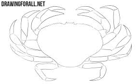 Color the crab in hues of orange and brown, and pincers in black. How To Draw A Crab