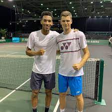 Hubert hurkacz was just one when roger federer turned pro in 1998, a swaddled toddler in his (jared wickerham/bnp paribas open). Hubert Hurkacz Updates On Twitter Hubert Via Instagram Let S Go Felixtennis In Abnamrowtt Atptour Doubles Hubi Grupalotos Emocjedopelna Yonex Tennis Https T Co Sblrhpzzqo