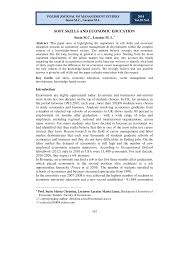 Competitivitate ?i sustenabilitate in mediul de afaceri global competitivity and. Pdf Soft Skills And Economic Education