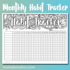 Printable 4 inch stencil templates measure 1400 x 1400 pixels each. 31 Free Printable Habit Tracker Templates For Your 2021 Goals