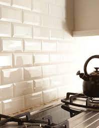 4 Subway Tile Ideas For Your Kitchen Backsplash And Bathroom White Subway Tile Backsplash Beveled Subway Tile Kitchen Tiles Backsplash