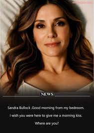 How would you react to Sandra Bullock's morning smile?