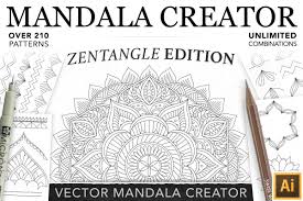 Maybe you would like to learn more about one of these? Zentangle Mandala Creator Addon For Illustrator 200458 Plugins Design Bundles