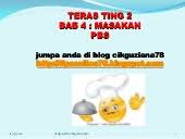 Nota kemahiran hidup tingkatan dua (masakan). Masakan Tingkatan 2