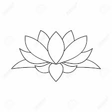 The best selection of royalty free lotus flower outline vector art, graphics and stock illustrations. Lotus Flower Icon In Outline Style Isolated On White Background Royalty Free Cliparts Vectors And Stock Illustration Image 59137747