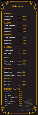 « back to philadelphia, pa. Emma S Liberian Kitchen Menu In Philadelphia Pennsylvania Usa