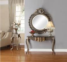Console Table And Mirror Set Google Search Mirrored Console Table Decor Interior Design Modern Console Tables