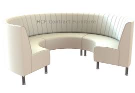 Fixed seating provides comfort for customers and creates a unique identity for the venue. Round Booth Seating Kansas Fluted Large 3 4 Circle On Legs