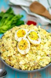 Deviled Egg Potato Salad Video Sweet And Savory Meals Recipe In 2020 Deviled Egg Potato Salad Potatoe Salad Recipe Potato Salad