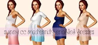 Simptuous Sunny Cc Maternity Enabled Dresses I Did More Lol Meshes By Sunny Cc And The First One Is A Maxi Dress Btw D Downloa Sims 3 Cc Clothes Sims Sims 3