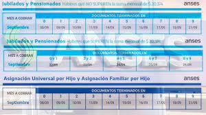 Mirá cuándo cobrás según la terminación de tu dni. Jubilaciones Auh Y Otros Beneficios De Anses Cronograma De Pago De Septiembre Economia Elonce Com