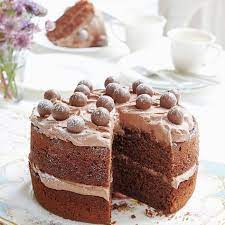 Mary Berry S Malted Chocolate Cake Recipe Berries Recipes Mary Berry Recipe Desserts