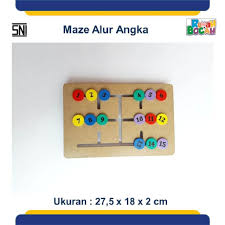 Permainan Edukatif Maze Angka Mainan Anak Mainan Anak