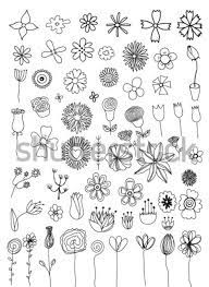 Create depth by adding darker shades of colors on your flowers. Easy Flower Doodles To Draw Novocom Top