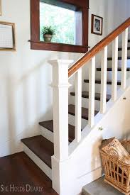 Simple Diy For A Farmhouse Style Newel Post Staircase Decor Interior Stairs Farmhouse Staircase