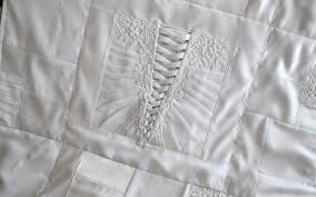 Wedding Dress Quilts Wedding Dress Quilt Recycle Wedding Dress Wedding Dress Crafts