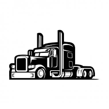 Free Free 331 Svg Simple Semi Truck Outline SVG PNG EPS DXF File