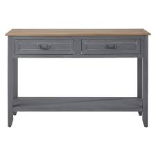 Houten Sidetable Grijs Breedte 120 Cm Table Console En Bois Console Grise Mobilier De Salon