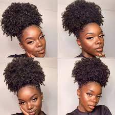 40 Simple Easy Natural Hairstyles For Black Women Natural Hair Styles Easy Natural Hair Puff Braids For Black Hair
