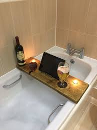 Clawfoot bathtub caddy with reading rack for elliptical. Bath Tray Bath Caddy Bath Shelf Bath Rack Bath Wine Glass Holder Bath Wine Holder Bath Book Holder Relaxation Gift Gift Idea Bath Caddy Diy Bath Tray Bath Caddy
