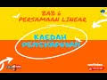 Video pembelajaran dan pengajaran di rumah (pdpr) matematik untuk tingkatan 1, 2 dan 3. Persamaan Linear Dalam Dua Pemboleh Ubah
