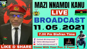 This post contains latest biafra news, ipob, and nnamdi kanu news for today 23rd march 2021. Live Mazi Nnamdi Kanu S Live Broadcast Today 11th May 2021 On Radio Biafra Esn Youtube